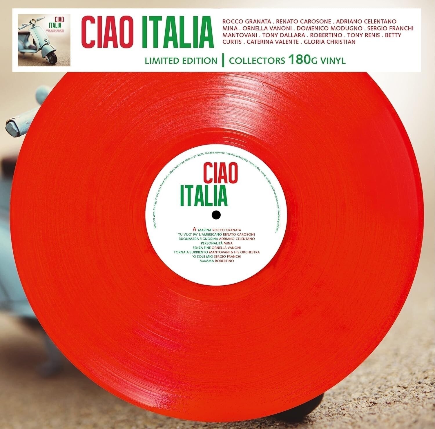Various Artists - Ciao Italia (Red Coloured) (Numbered) (Special Edition) (LP) Various Artists
