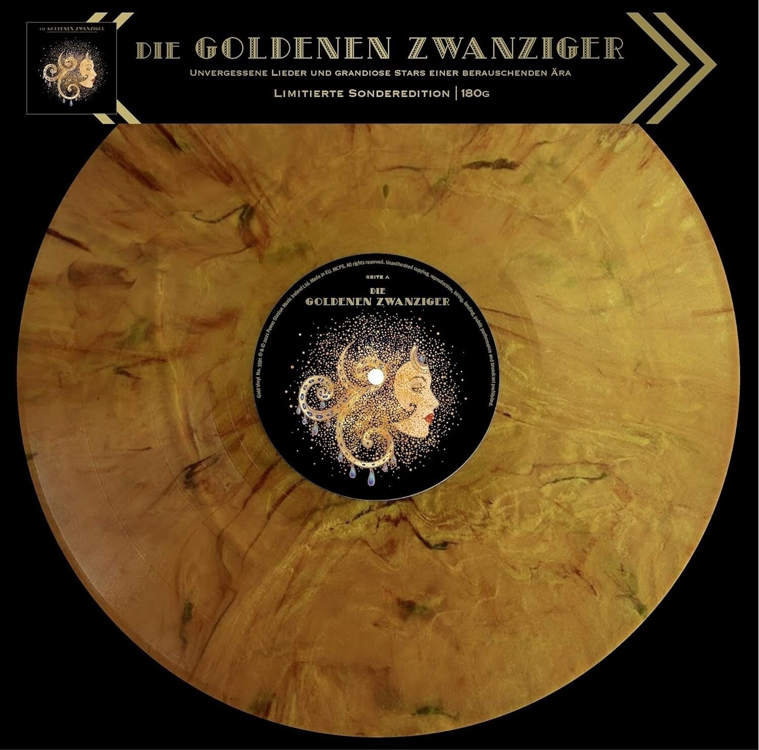Various Artists - Die Goldenen Zwanziger (Limited Edition) (Numbered) (Gold Marbled Coloured) (LP) Various Artists