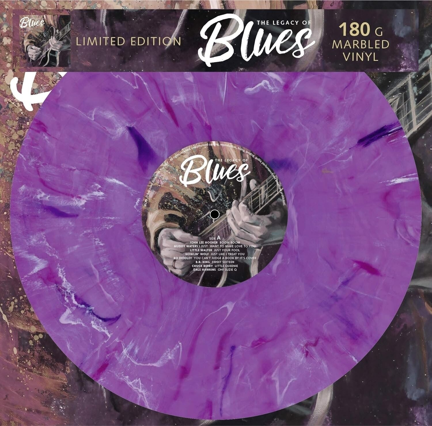 Various Artists - The Legacy Of Blues (Limited Edition) (Numbered) (Purple Marbled Coloured) (LP) Various Artists