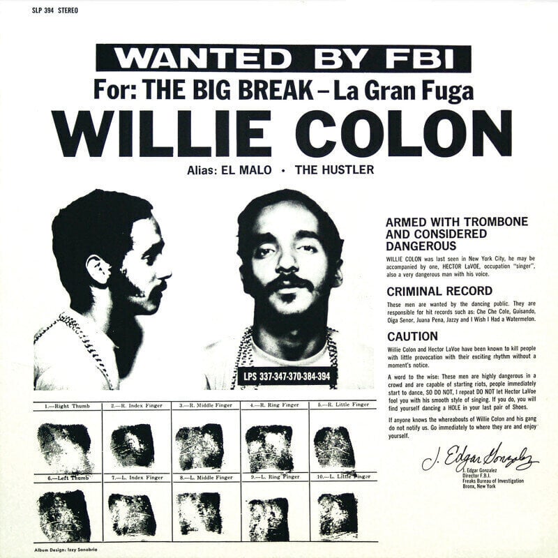 Willie Colon - La Gran Fuga (LP) Willie Colon